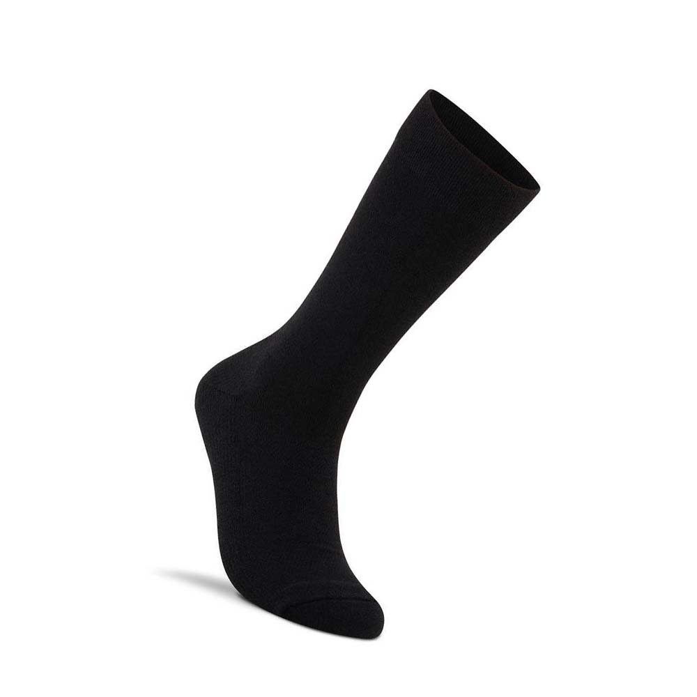 Men\'s Ecco Dress Crew Socks Black | Canada 829HAP